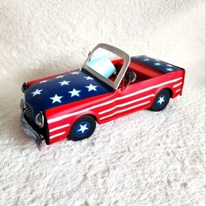 New vintage style metal patriotic car home decor 12' long